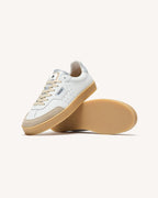 Sneakers van leer en suède - Wit