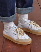 Sneakers van leer en suède - Wit