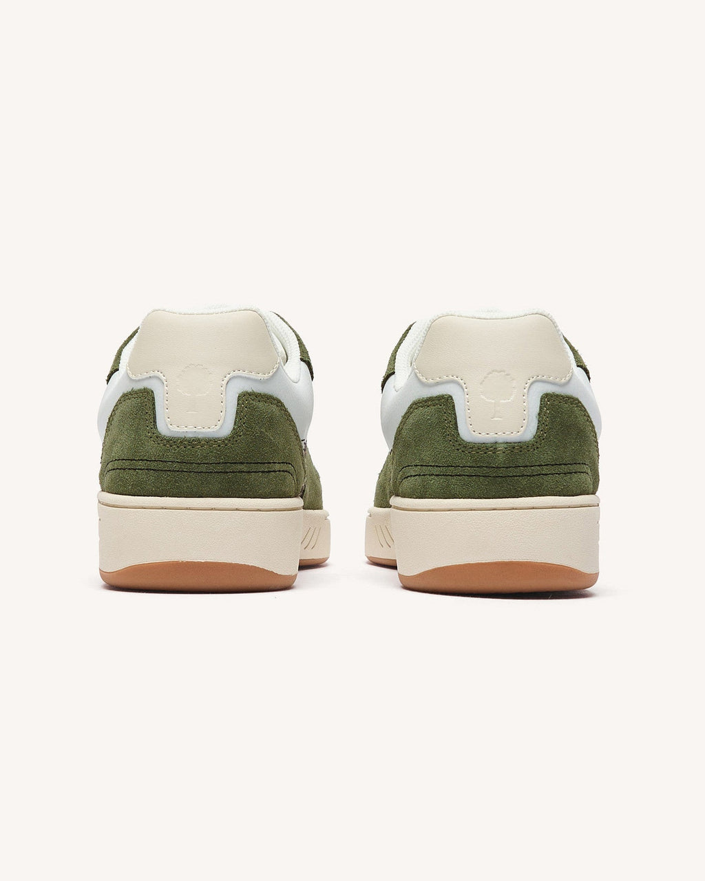 Sneakersy Ze Wzorem W Panterkę I Khaki Ze Skóry