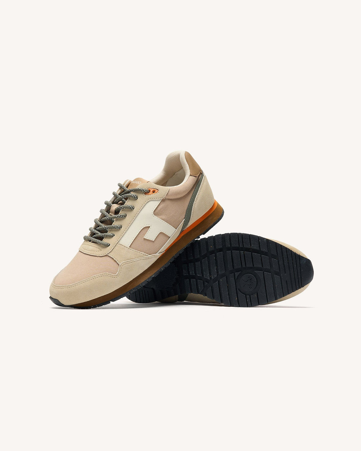 Sneakers Beige Och Camel