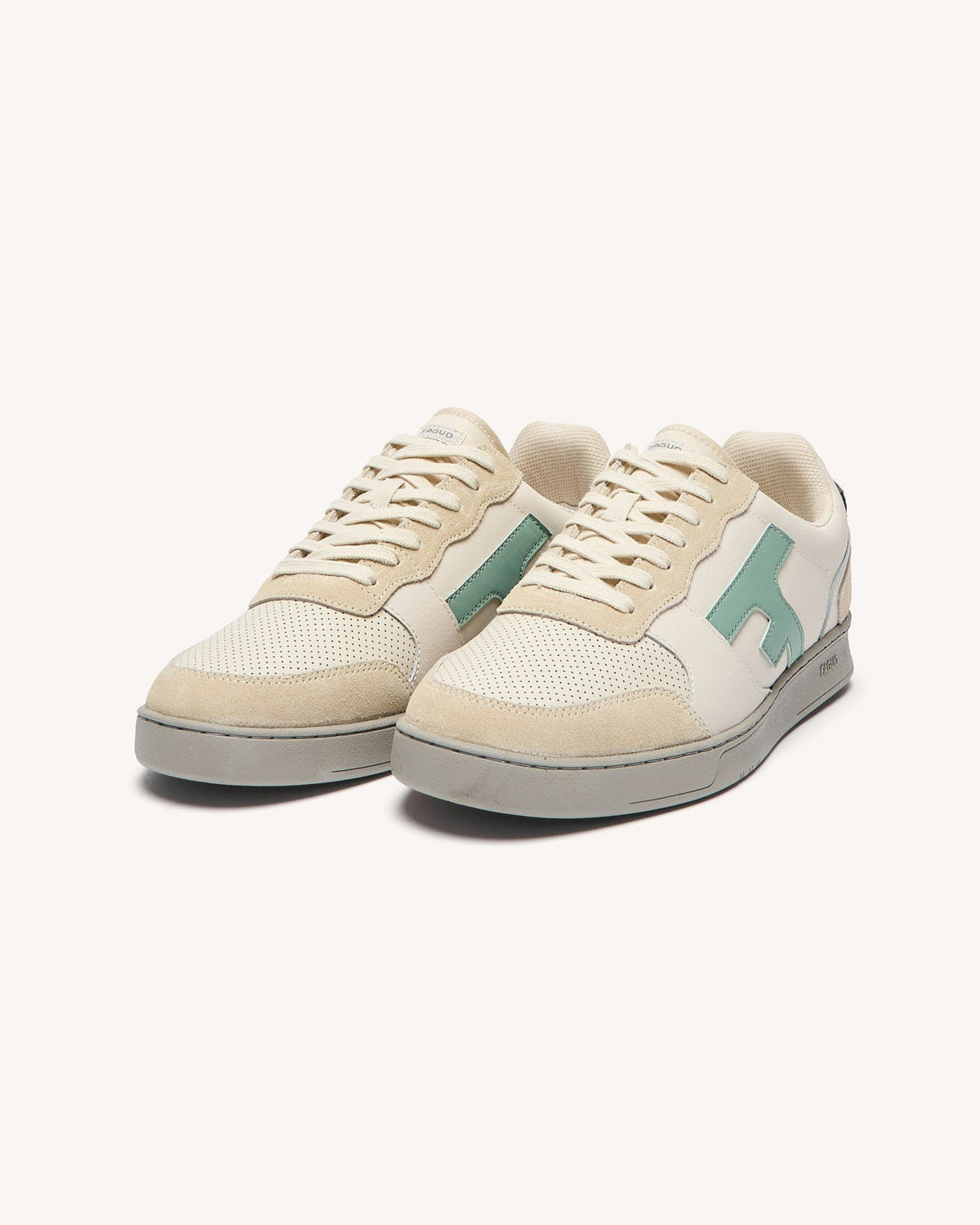 Sneakersy Hazel - Kremowo-niebieskie