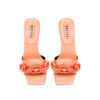 Catena Peach Mid-Heel Sandal