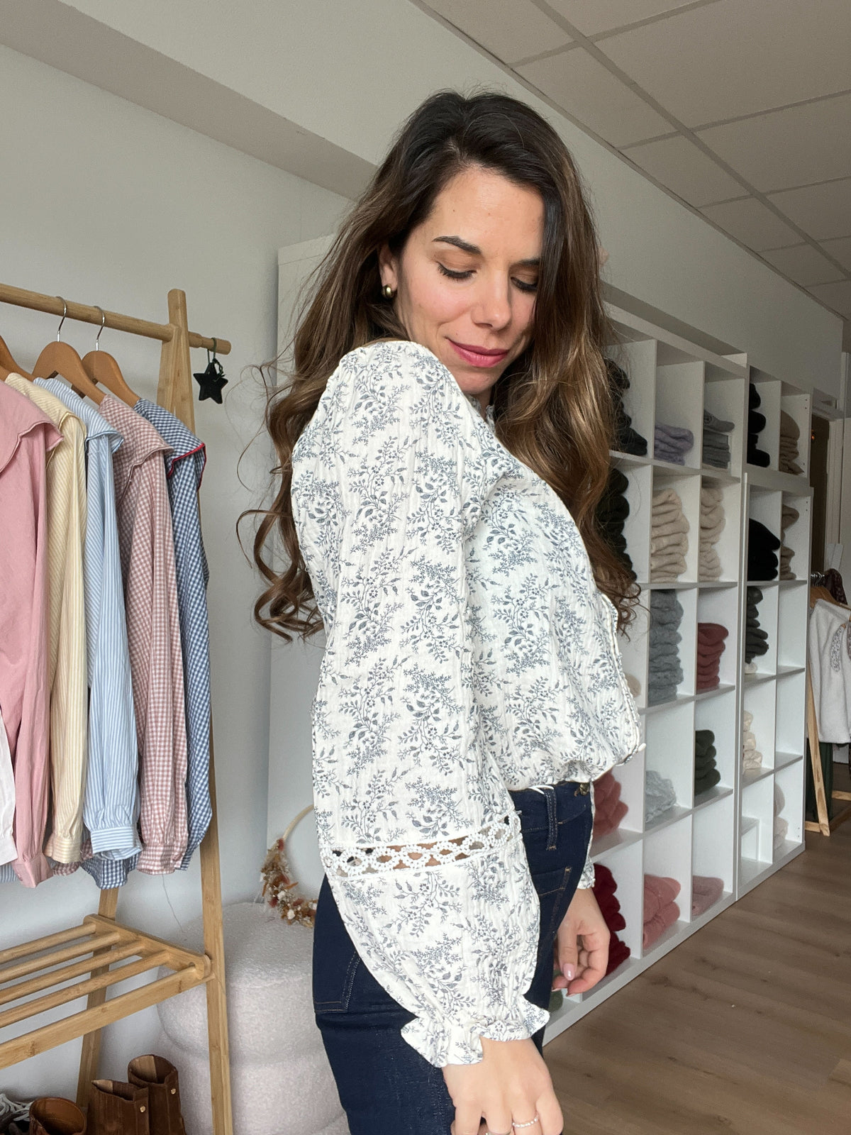 Blusa Emma de flores