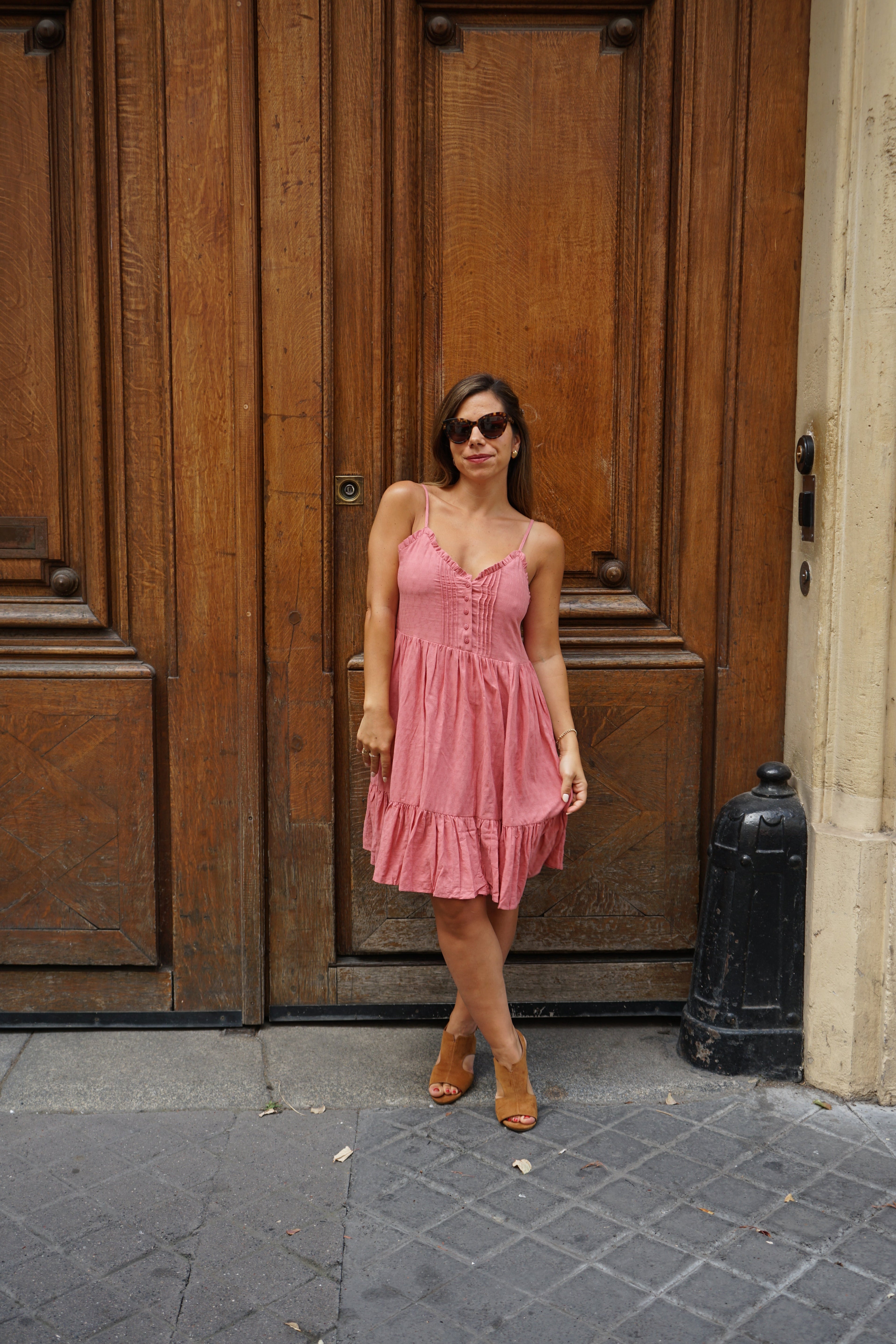 Léonie Bois De Dress - Pink