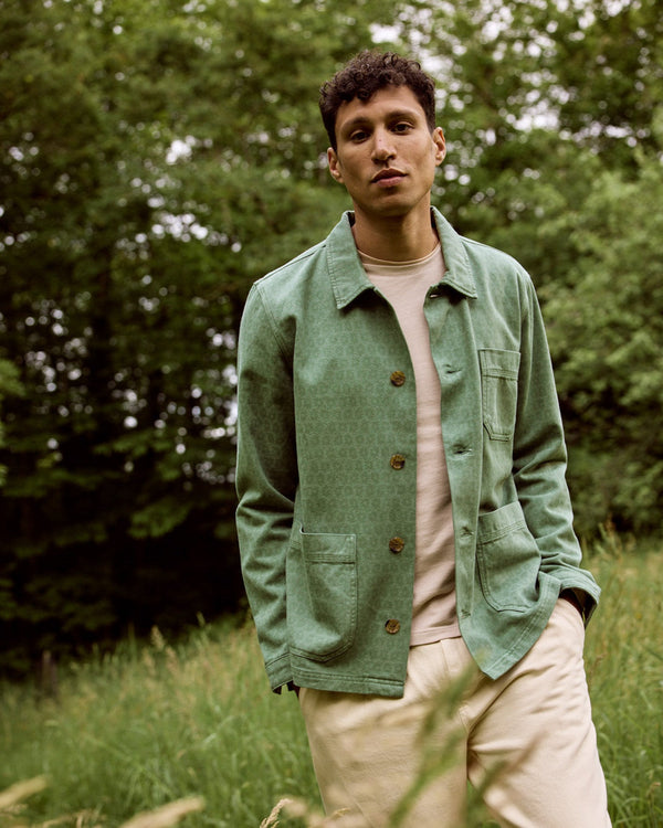 Veste En Coton Vert Sapin