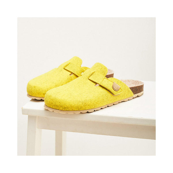 Zuecos Amarillo - Mujer