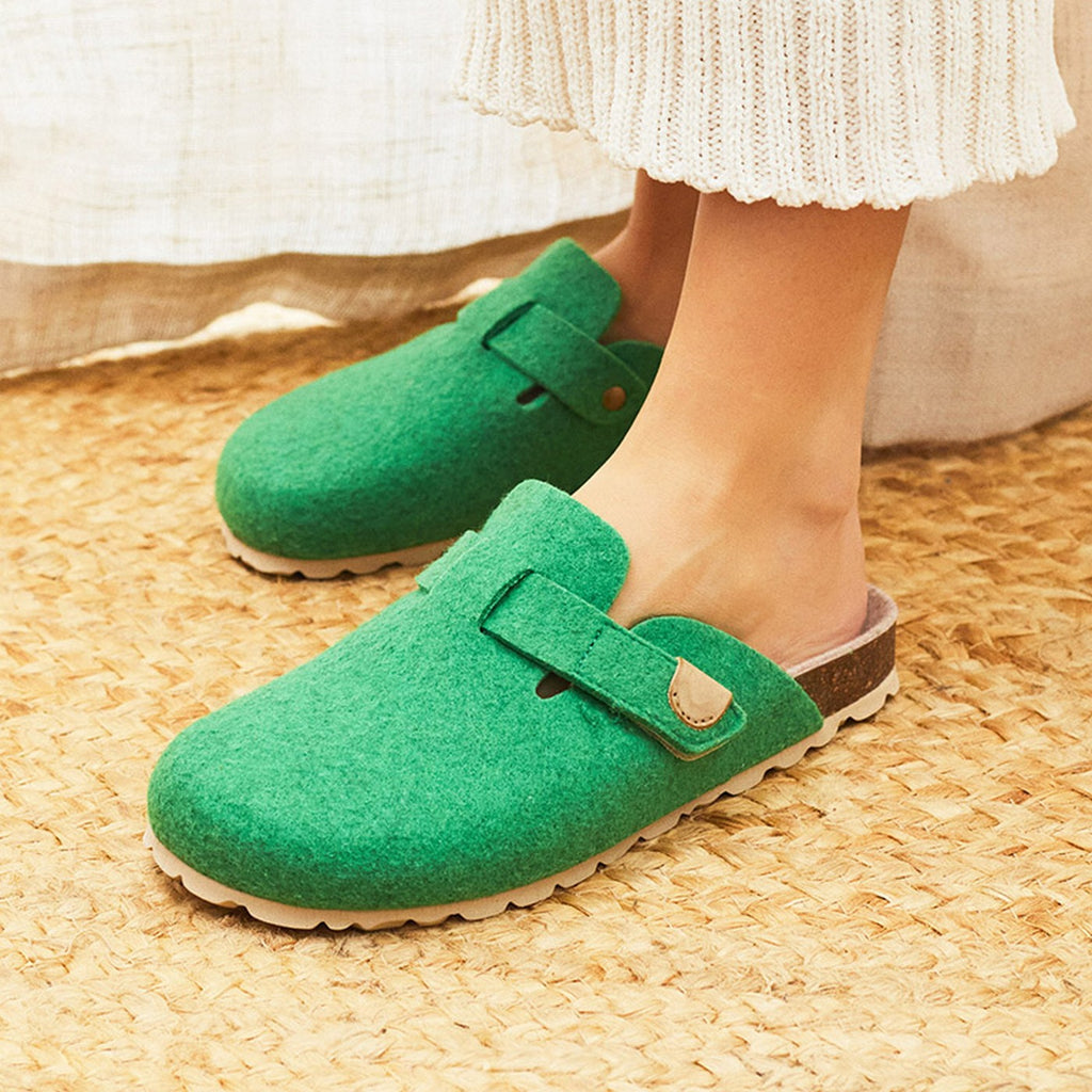 Zuecos Verde - Mujer