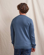 Maglione girocollo blu scuro
