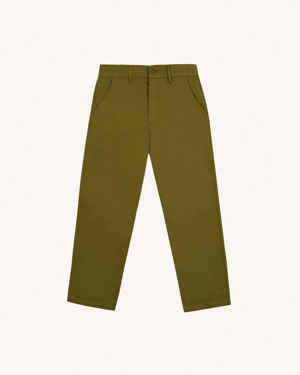 Chino Kaki Foncé Coton Bio