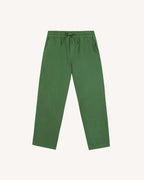 Pantalon En Lin Vert Sapin