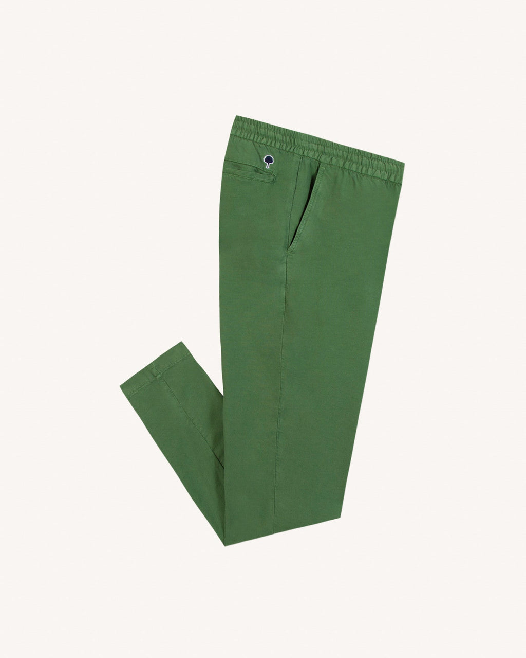 Pantalon En Lin Vert Sapin