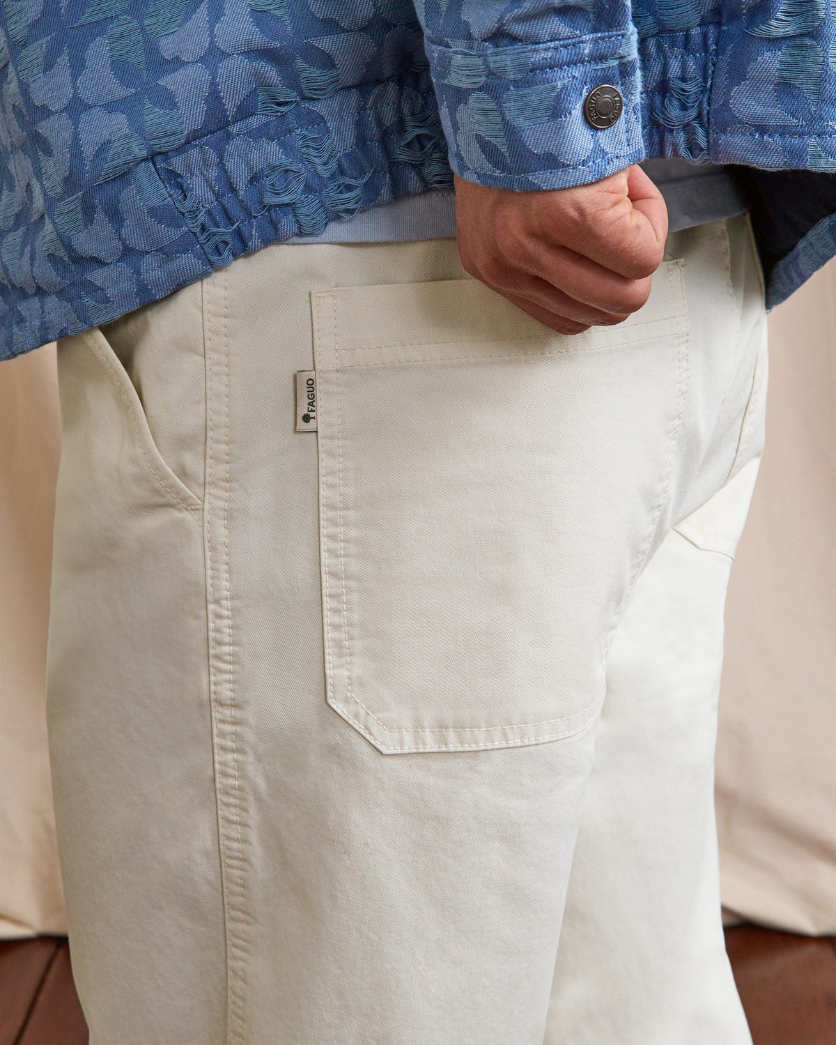 Pantalon Chino Écru