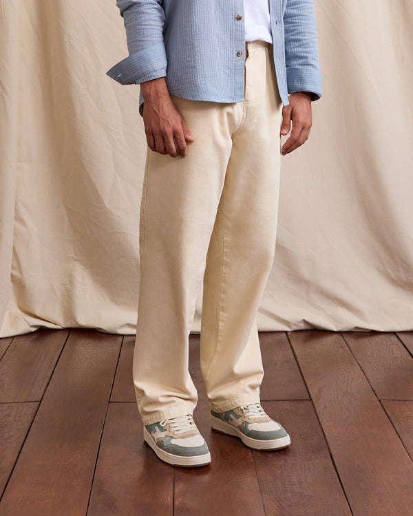 Pantalon Chino Écru