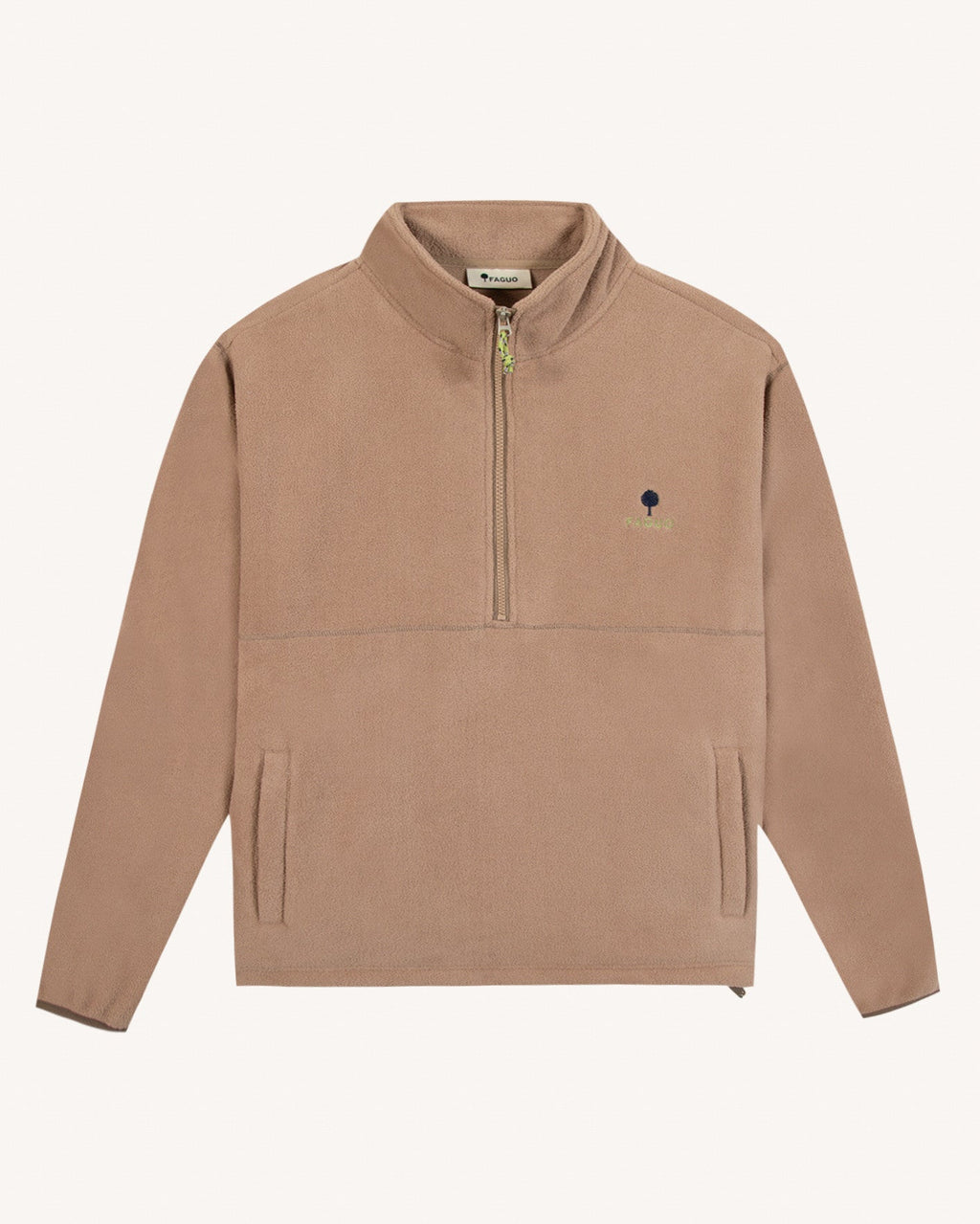 Polaire Zippée Taupe
