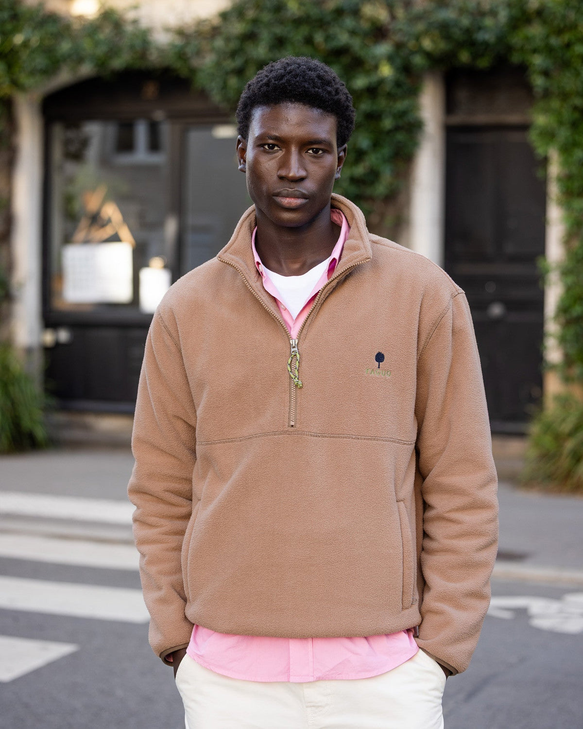 Polaire Zippée Taupe