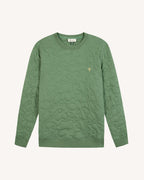 Sweat Col Rond Vert Sapin
