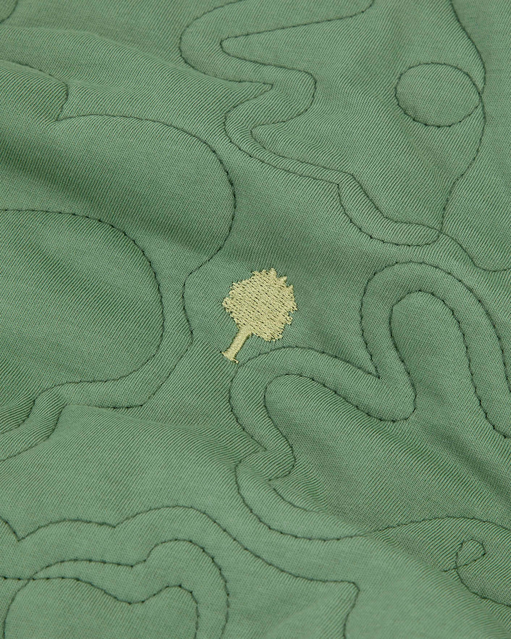 Sweat Col Rond Vert Sapin