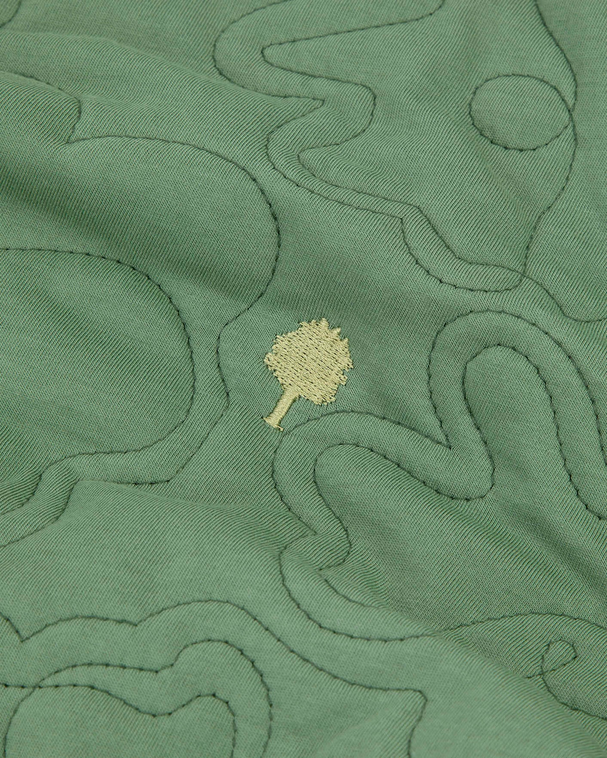 Sweat Col Rond Vert Sapin