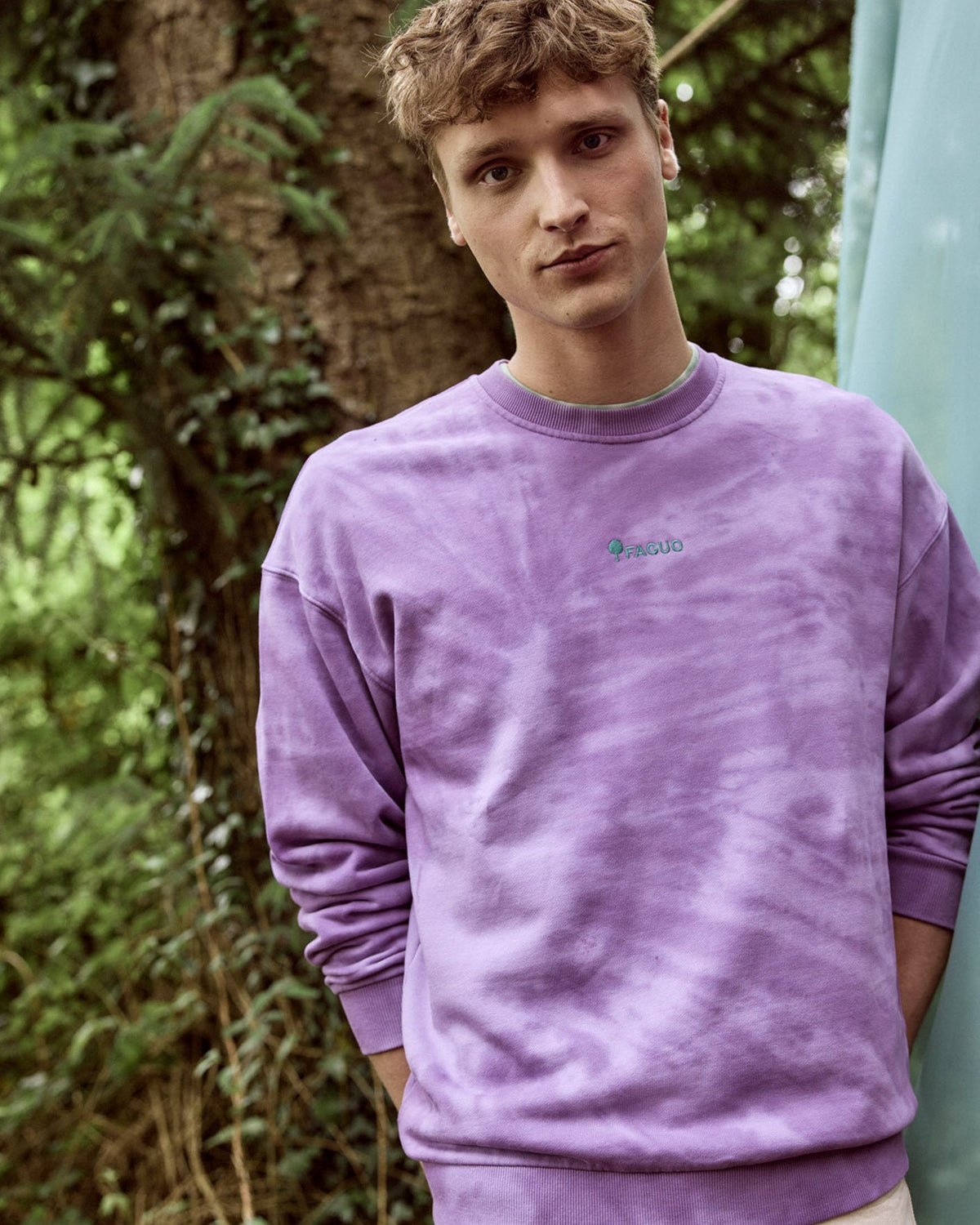Sweat Col Rond Violet