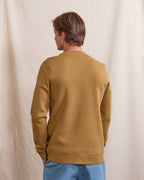 Sweatshirt mit Rundhalsausschnitt Hellbeige