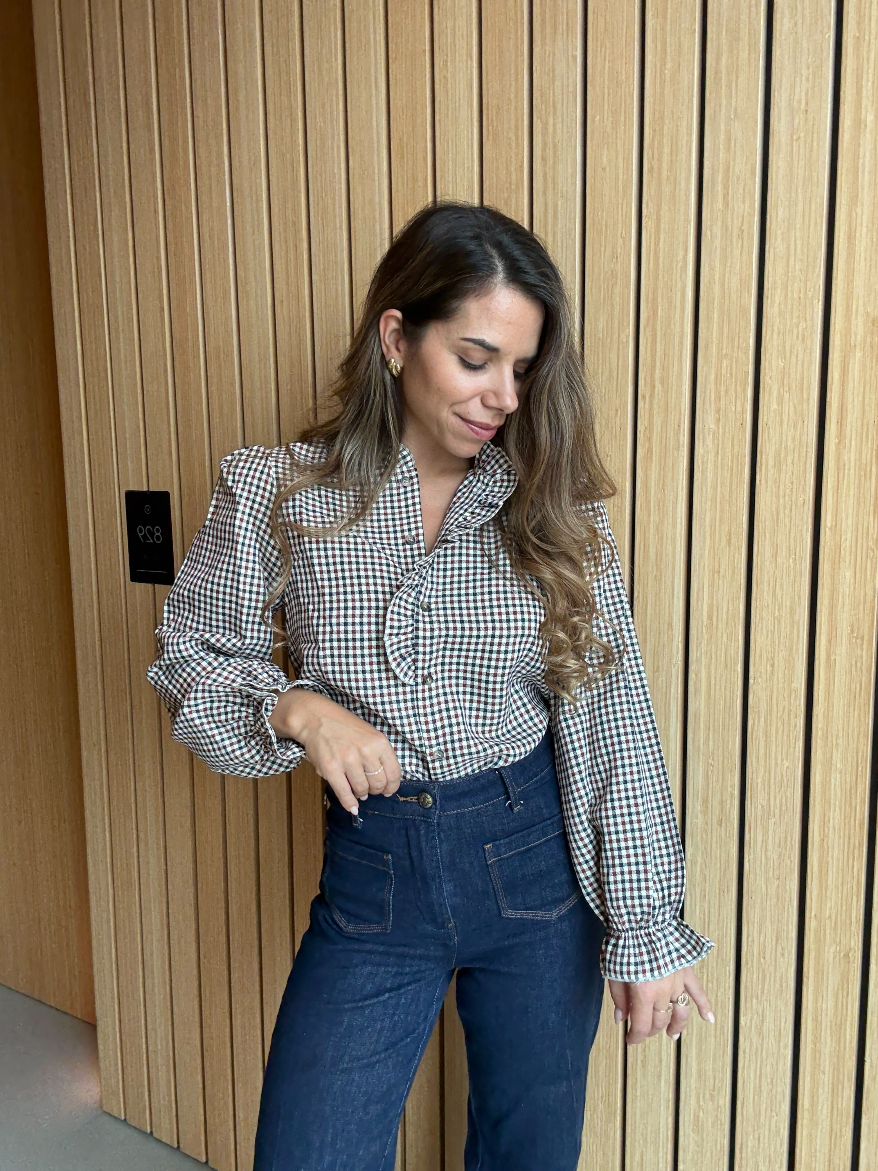 Blusa de cuadros Jeanne
