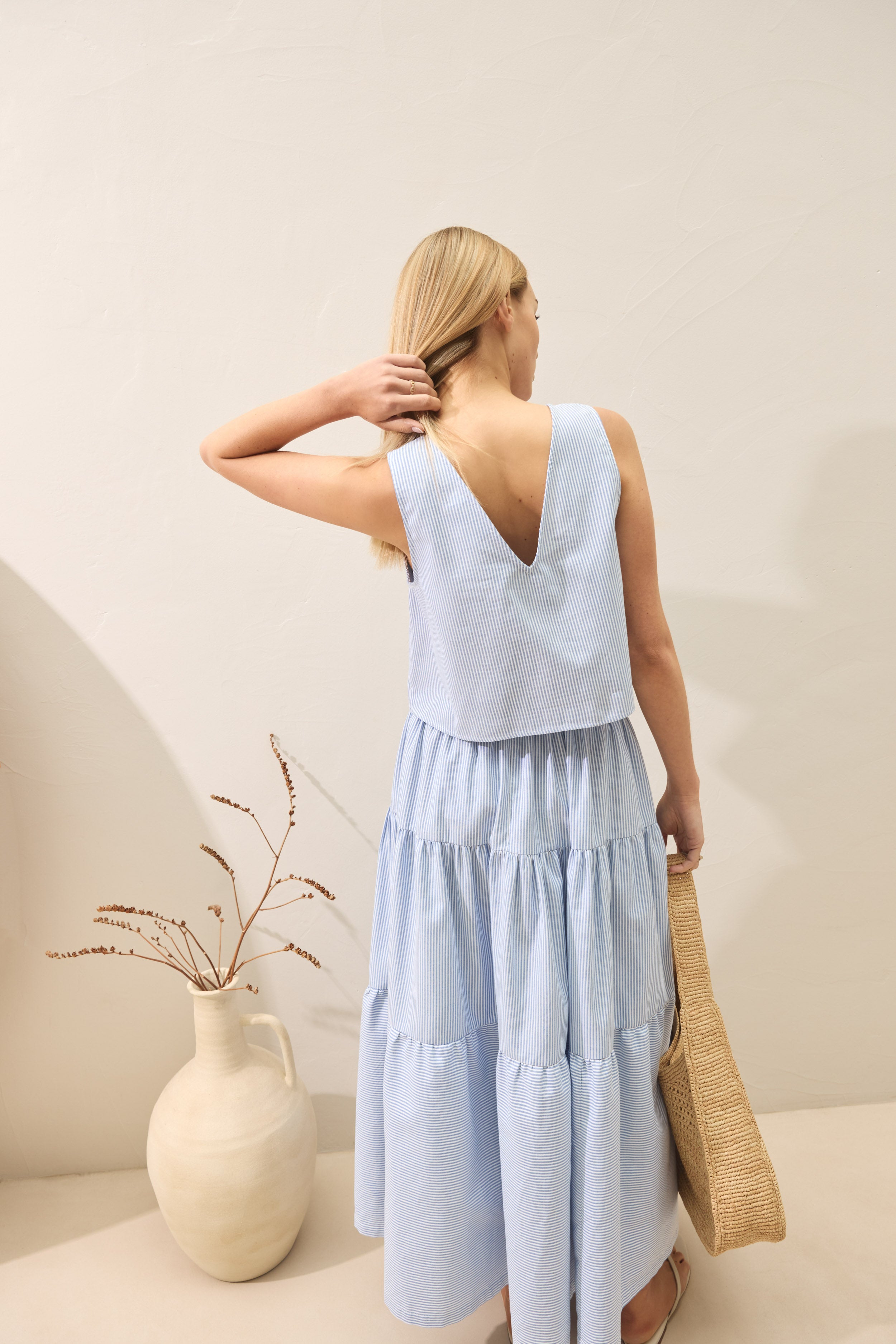 Le Boris Skirt - Light Blue
