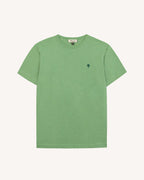 T-Shirt Chiné Vert Coton Bio