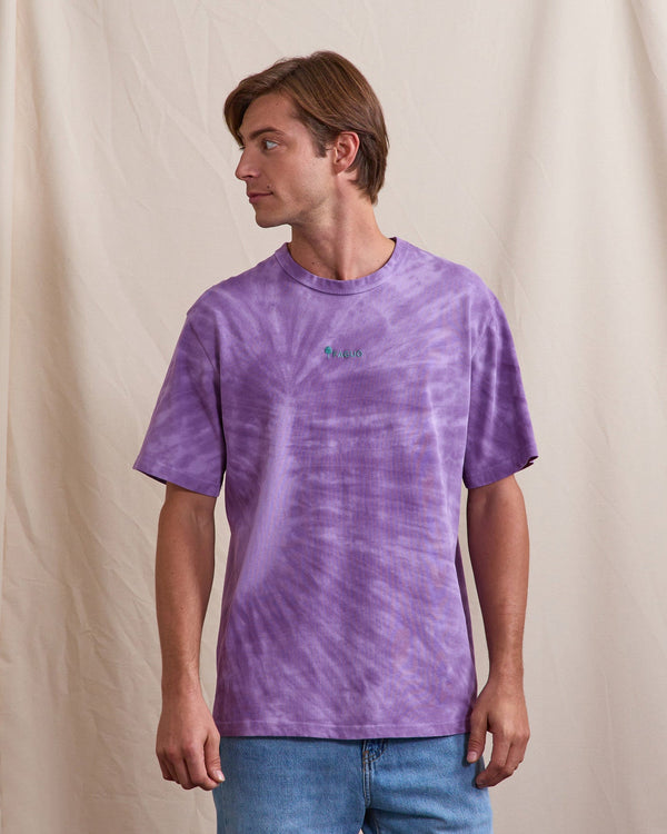 T-Shirt Tye And Dye Violet