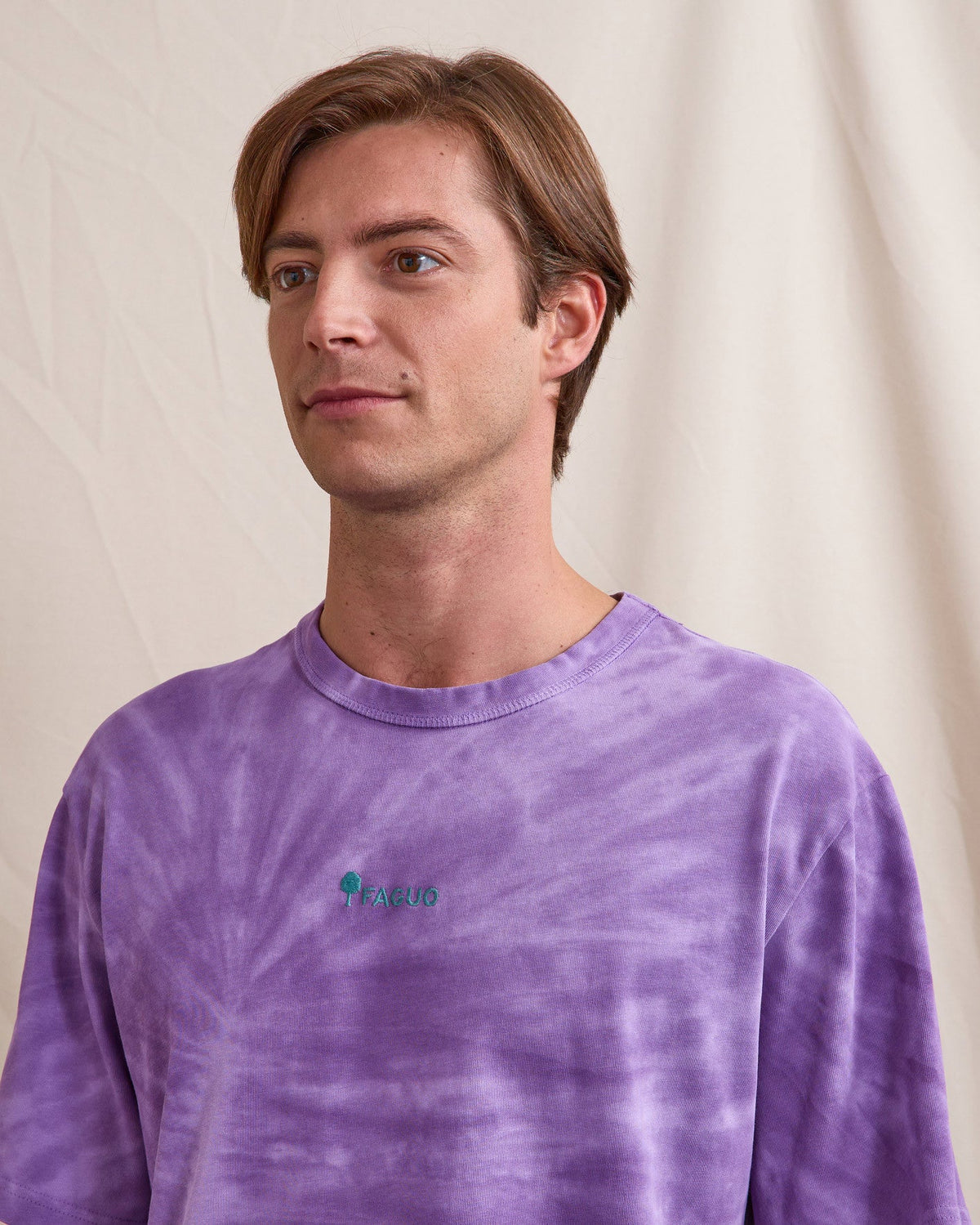 T-Shirt Tye And Dye Violet