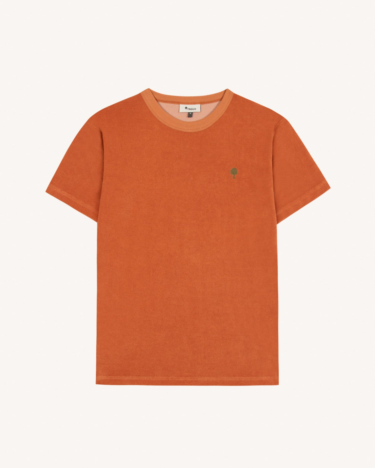 T-Shirt Velours Brique