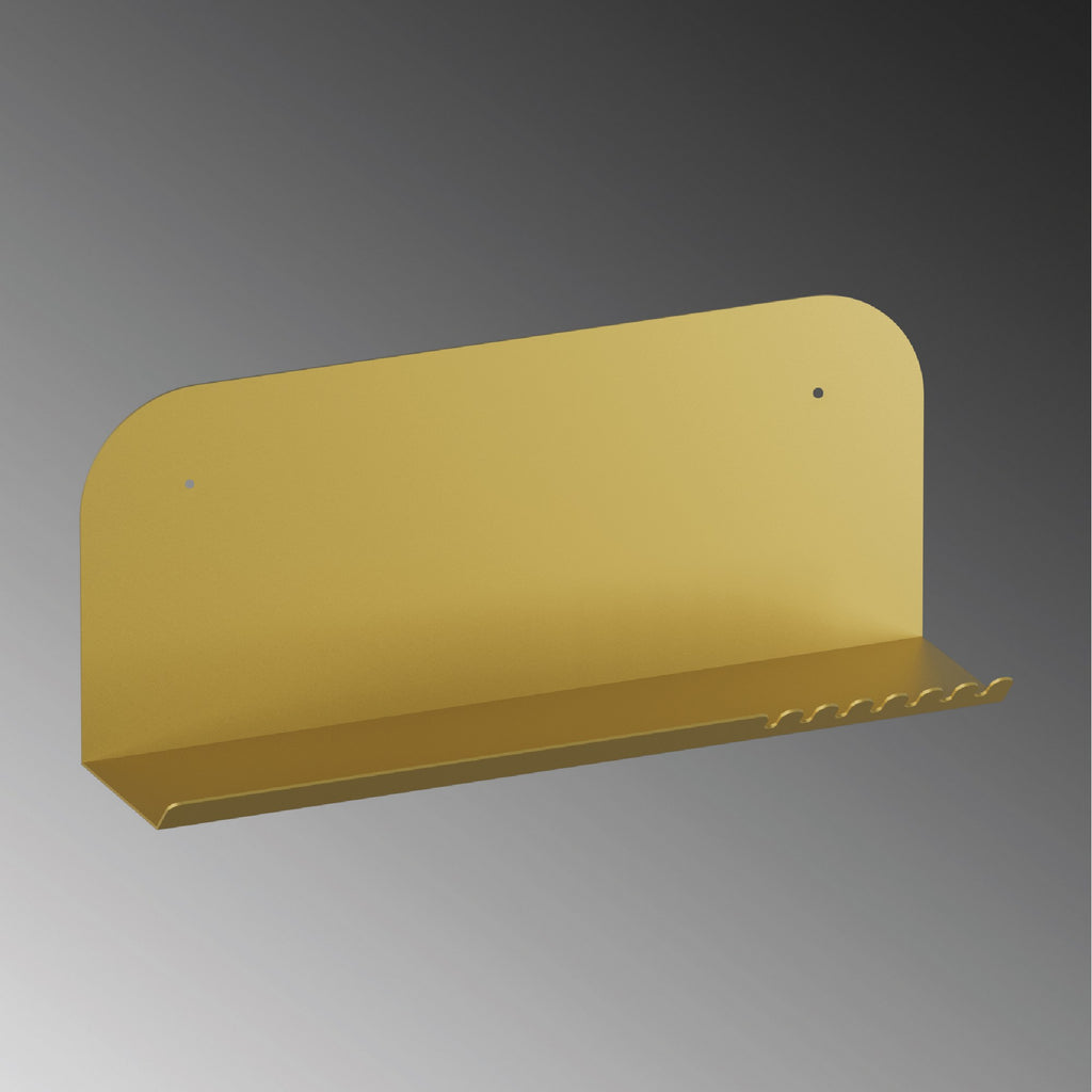 Long Pouch Wall Shelf - Gold