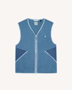 Veste Polaire Sans Manches Bleu
