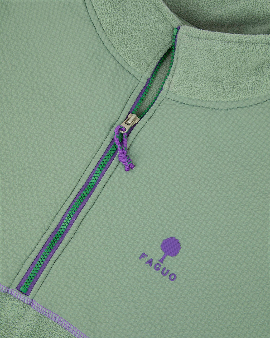 Polaire Zippée Vert Clair