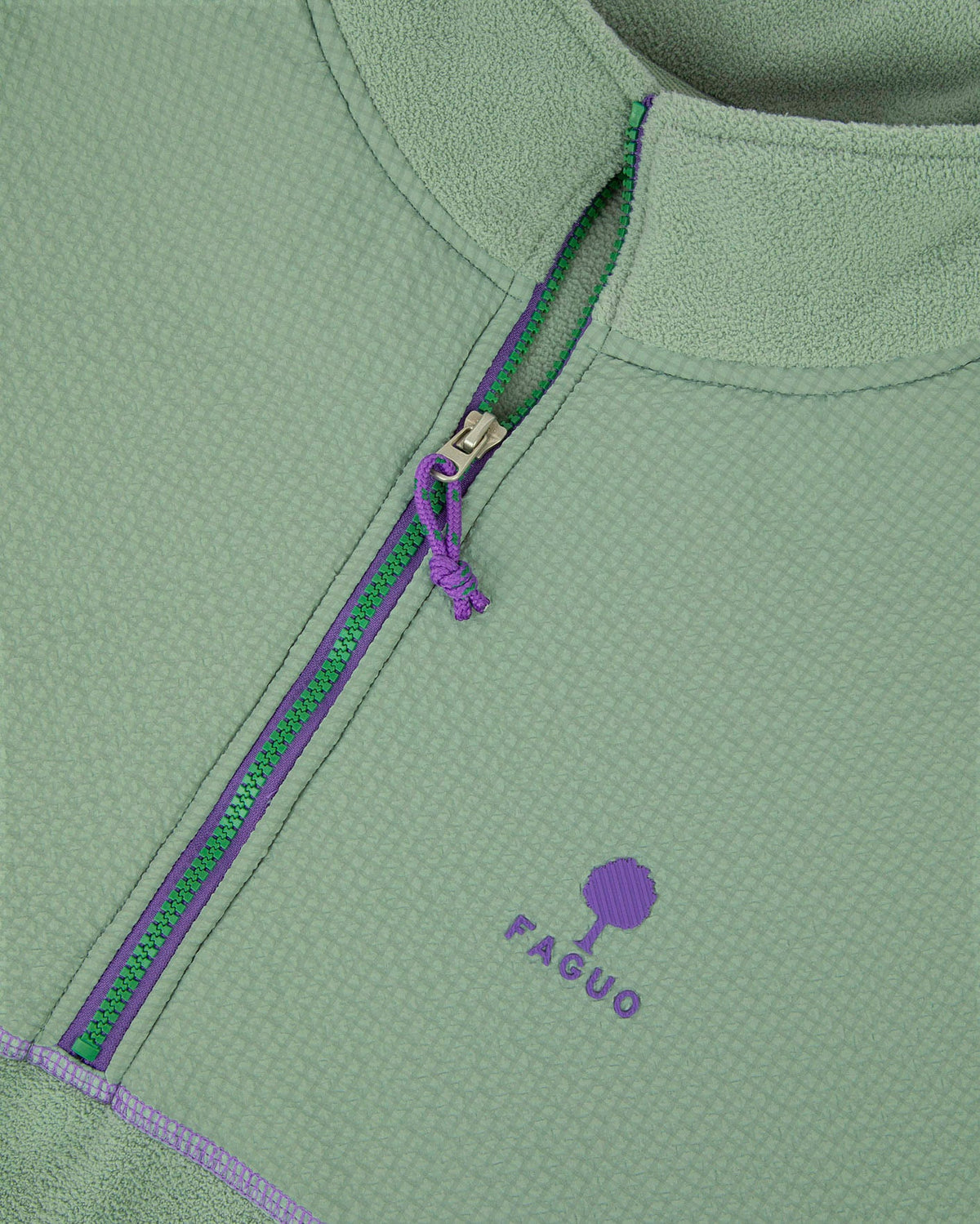 Polaire Zippée Vert Clair