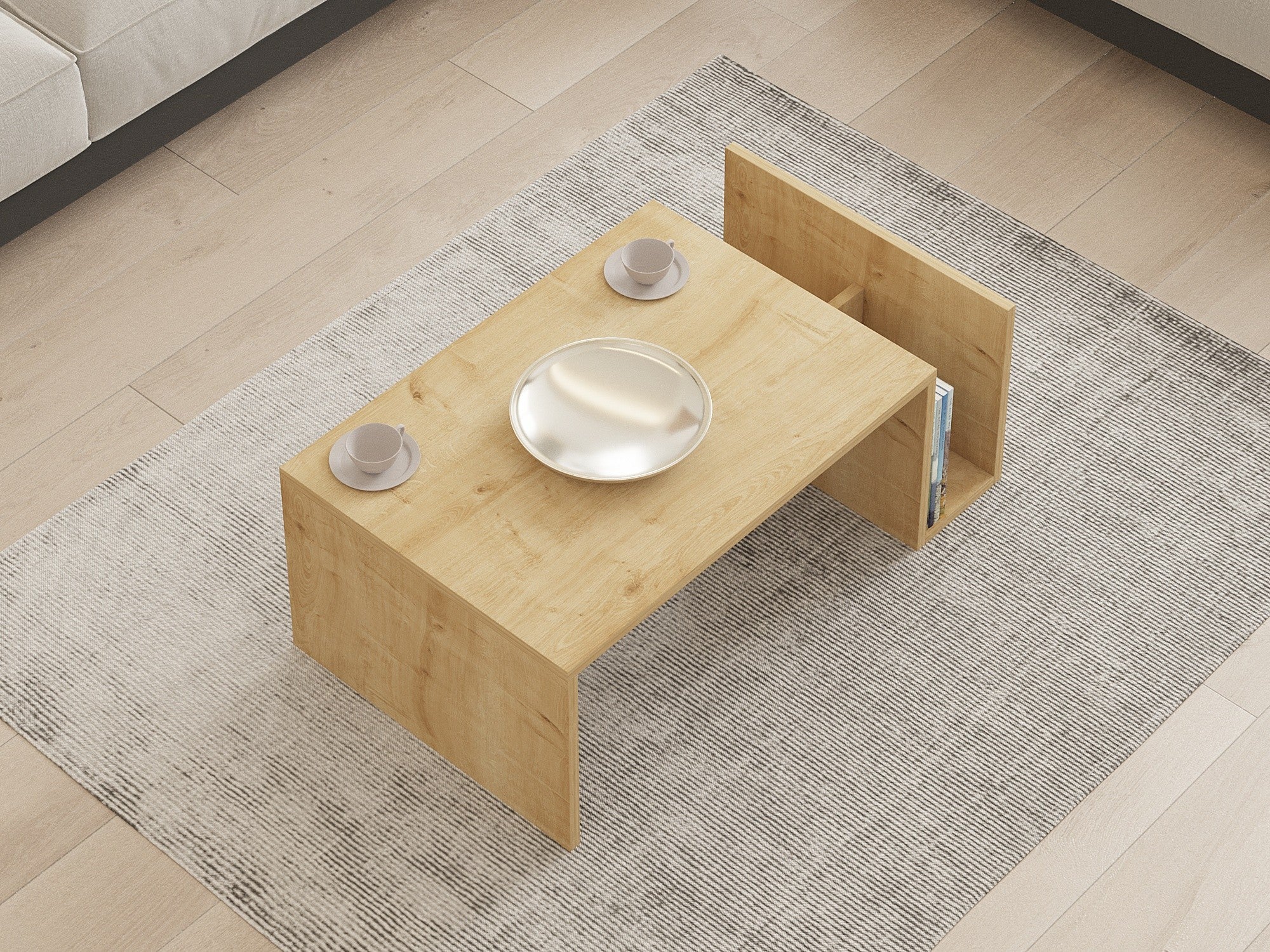 Coffee Tables Memo - Sapphire Oak