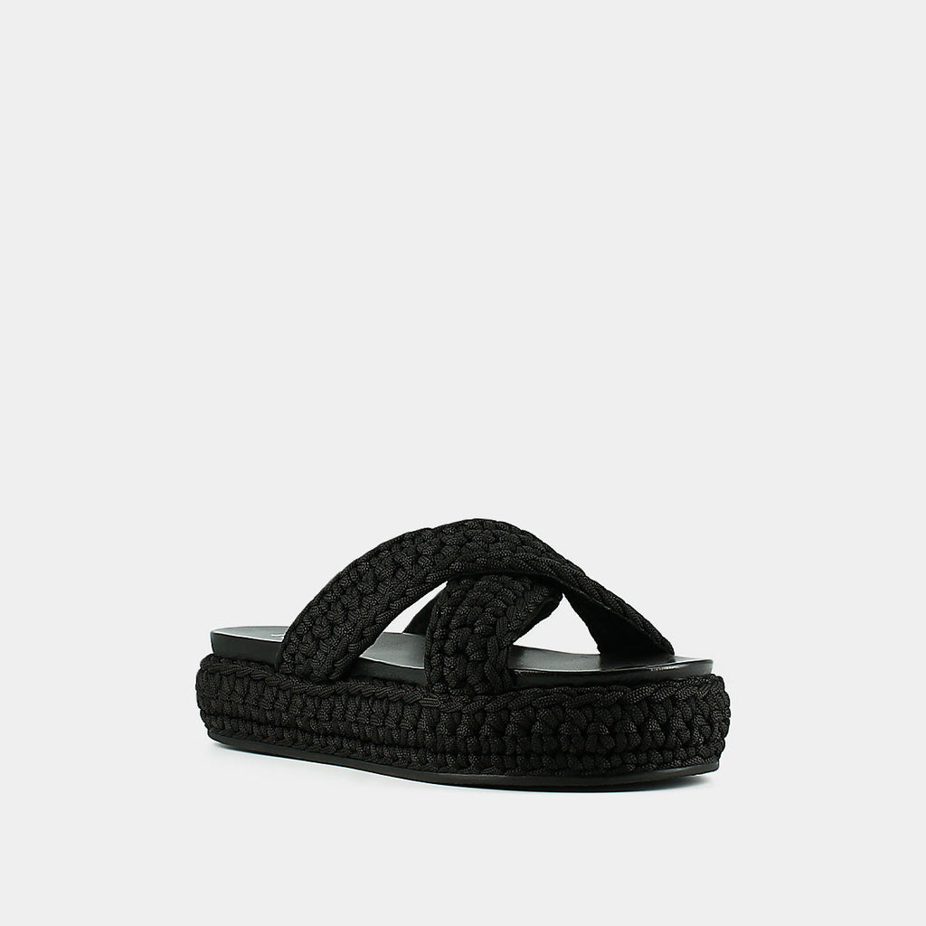 Jonak - Mules Walder Corde - Negro