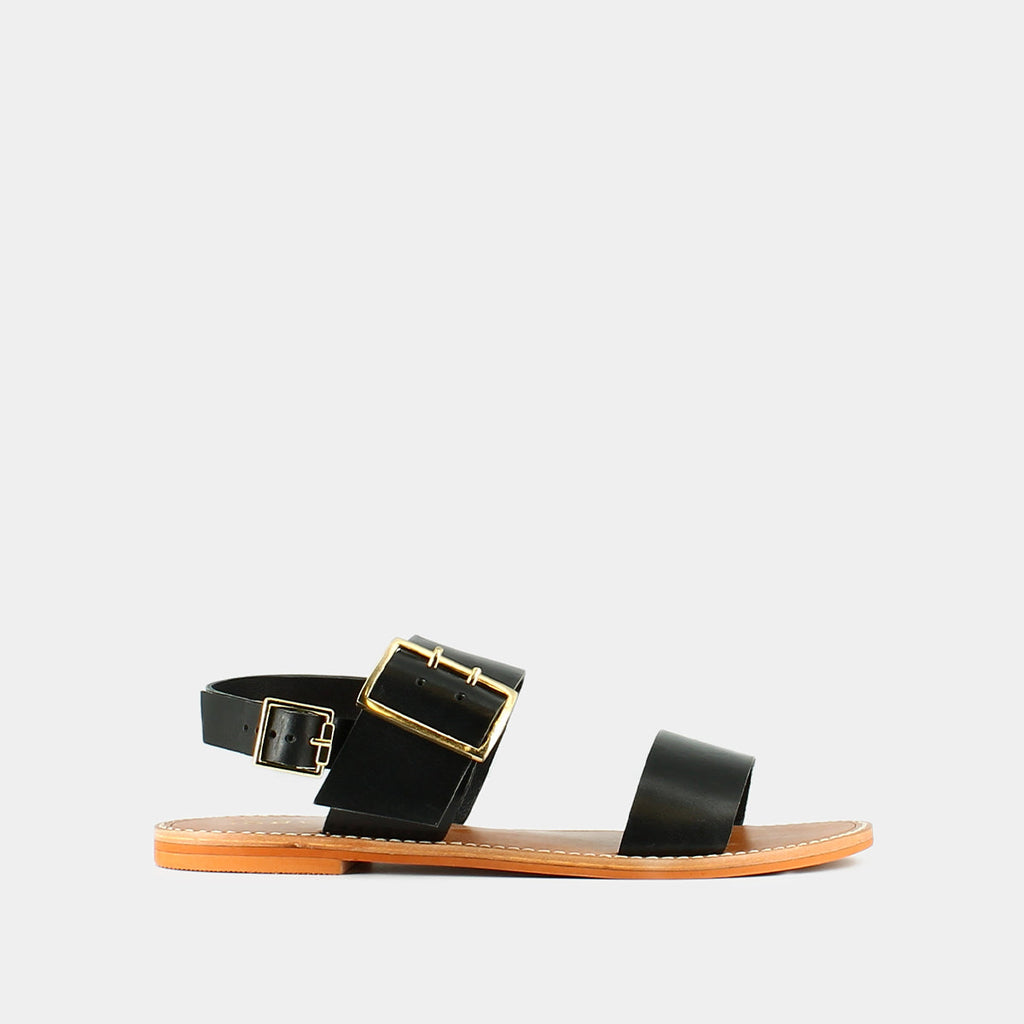 Plagettes Wendel Cuir - Noir
