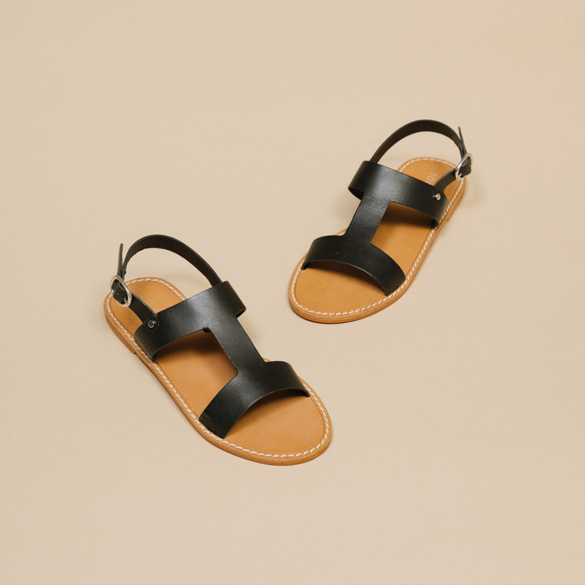 Plagettes Willona Cuir - Noir