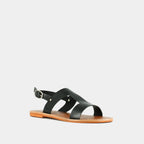Plagettes Willona Cuir - Noir