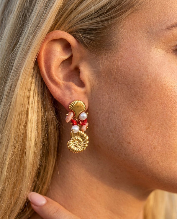 Pink Bloom Earrings