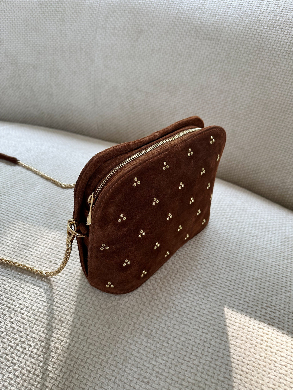 Iris Camel Handbag