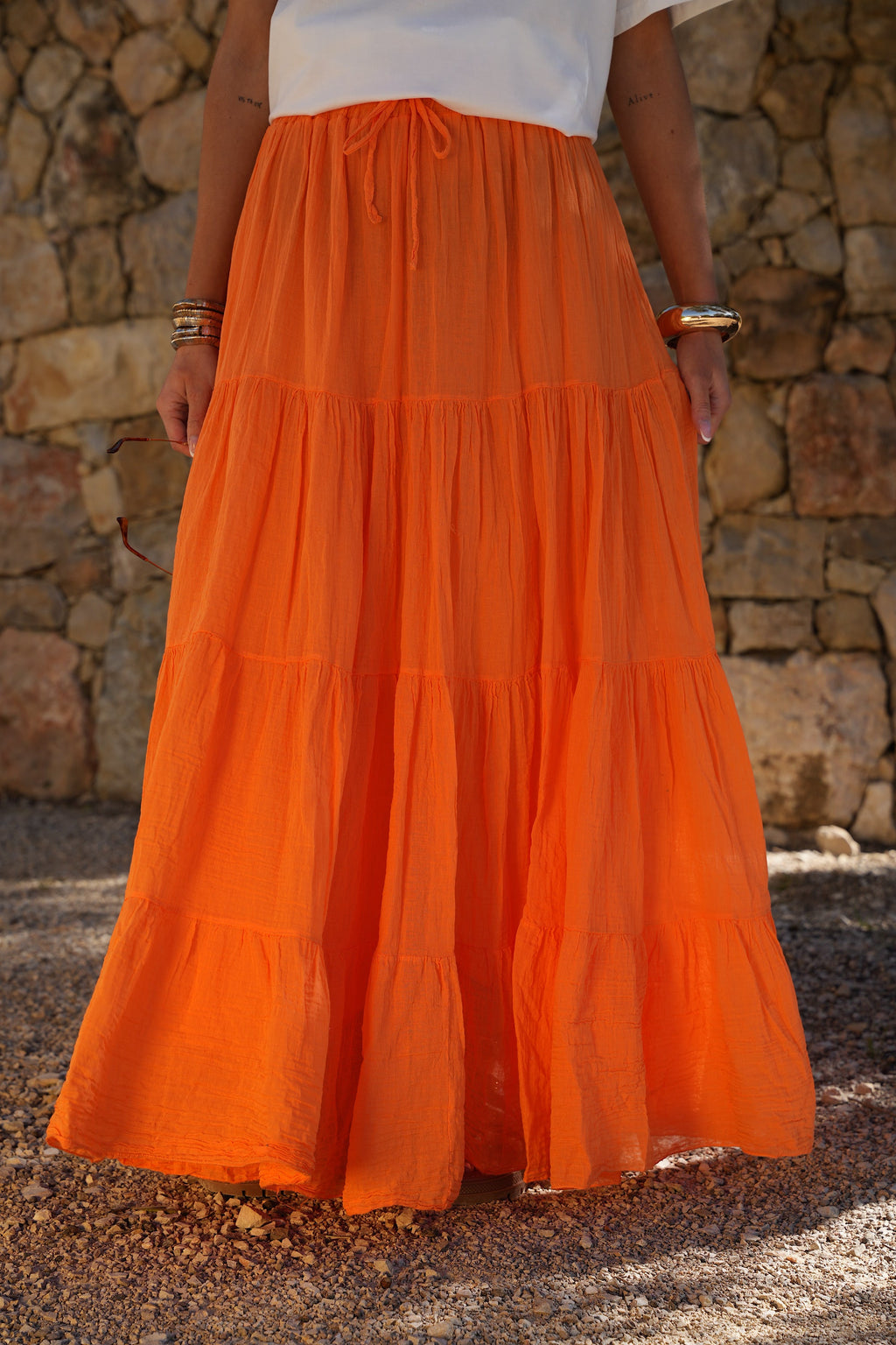 Chloé Long Skirt - Orange