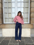 Jersey de punto Jade Rosa Viejo