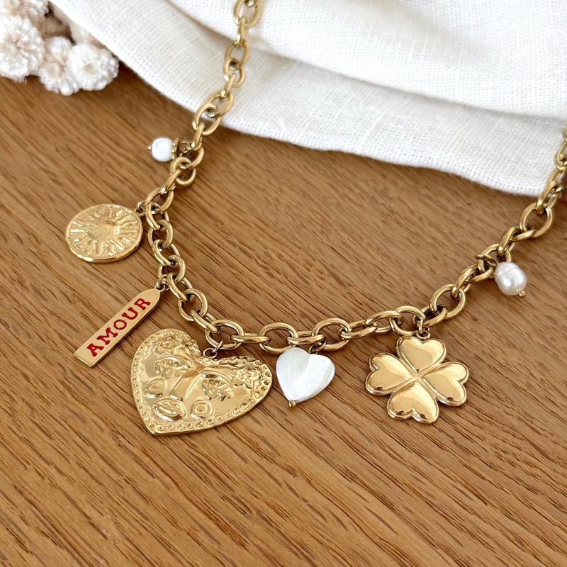 Collar de acero “Roma”-Collares-Instants Plaisirs • Joyas-Instants Plaisirs | Joyas