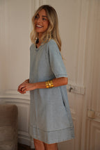 Vestido vaquero Zaho - Azul
