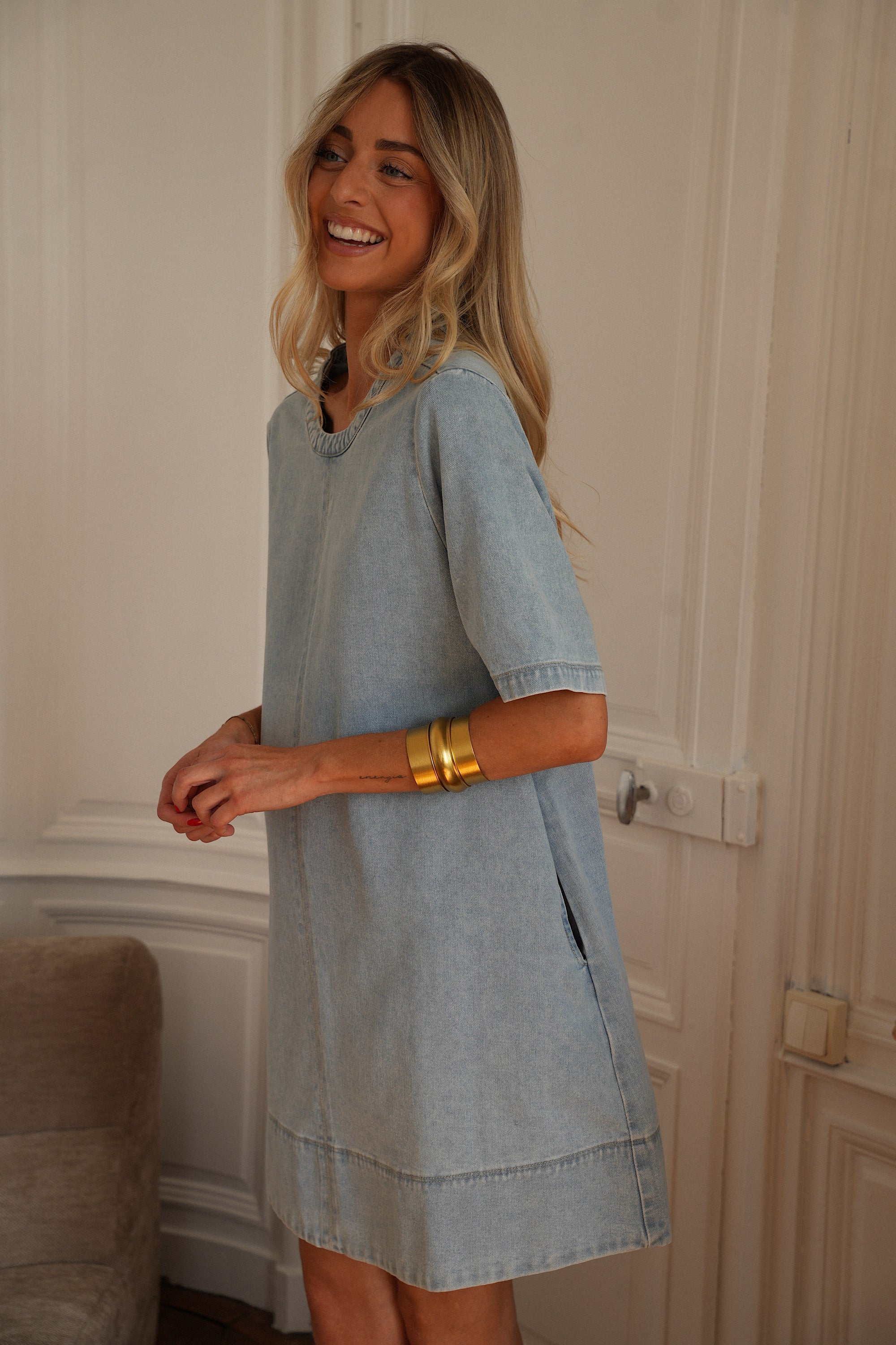 Vestido vaquero Zaho - Azul