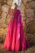 Chloé Long Skirt - Pink