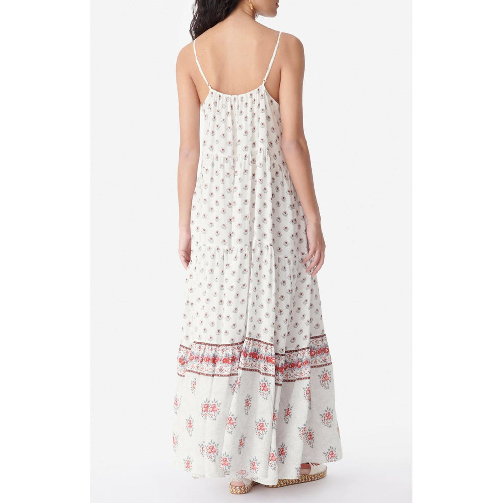 Vanessa Bruno - Vestido Théophilia - Blanco/Rojo