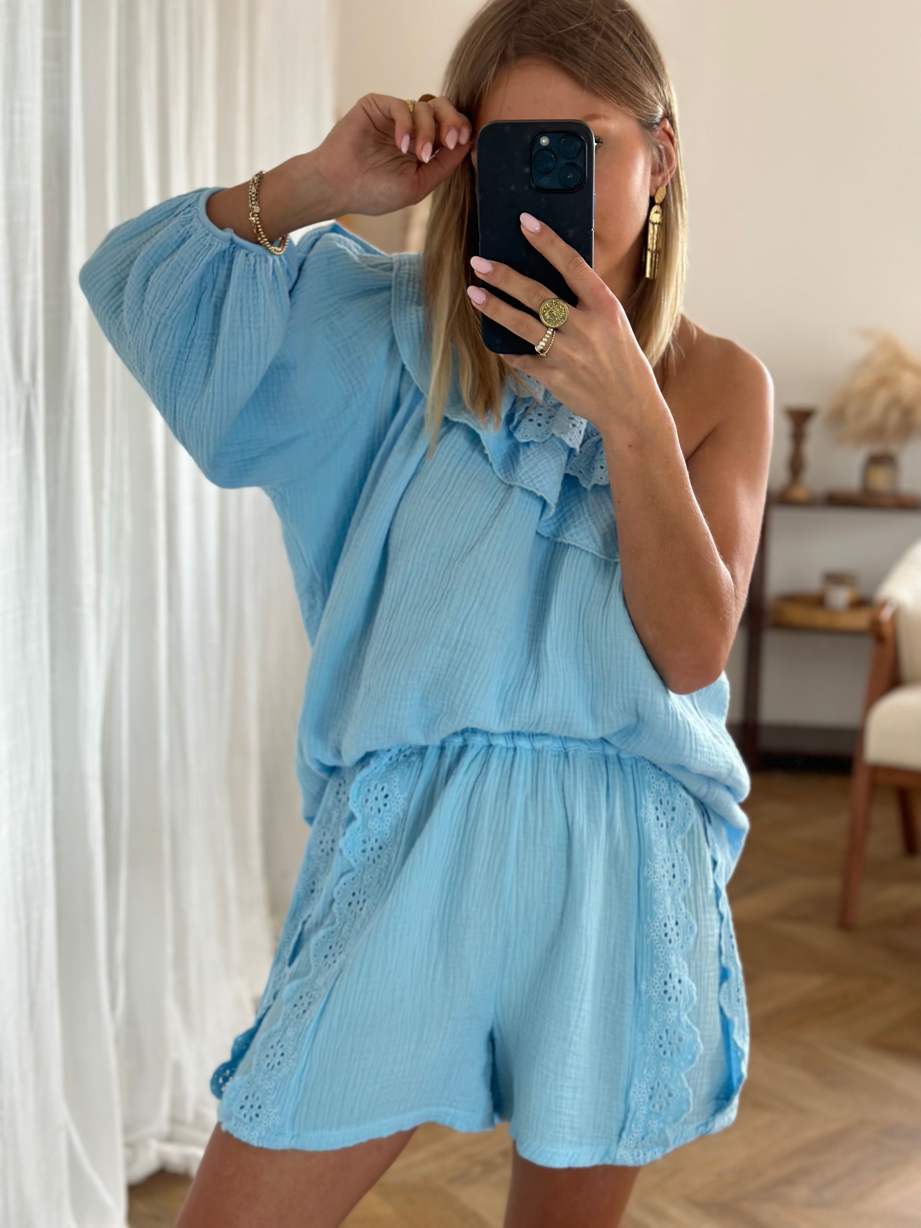 Pantalón Corto Nara Azul