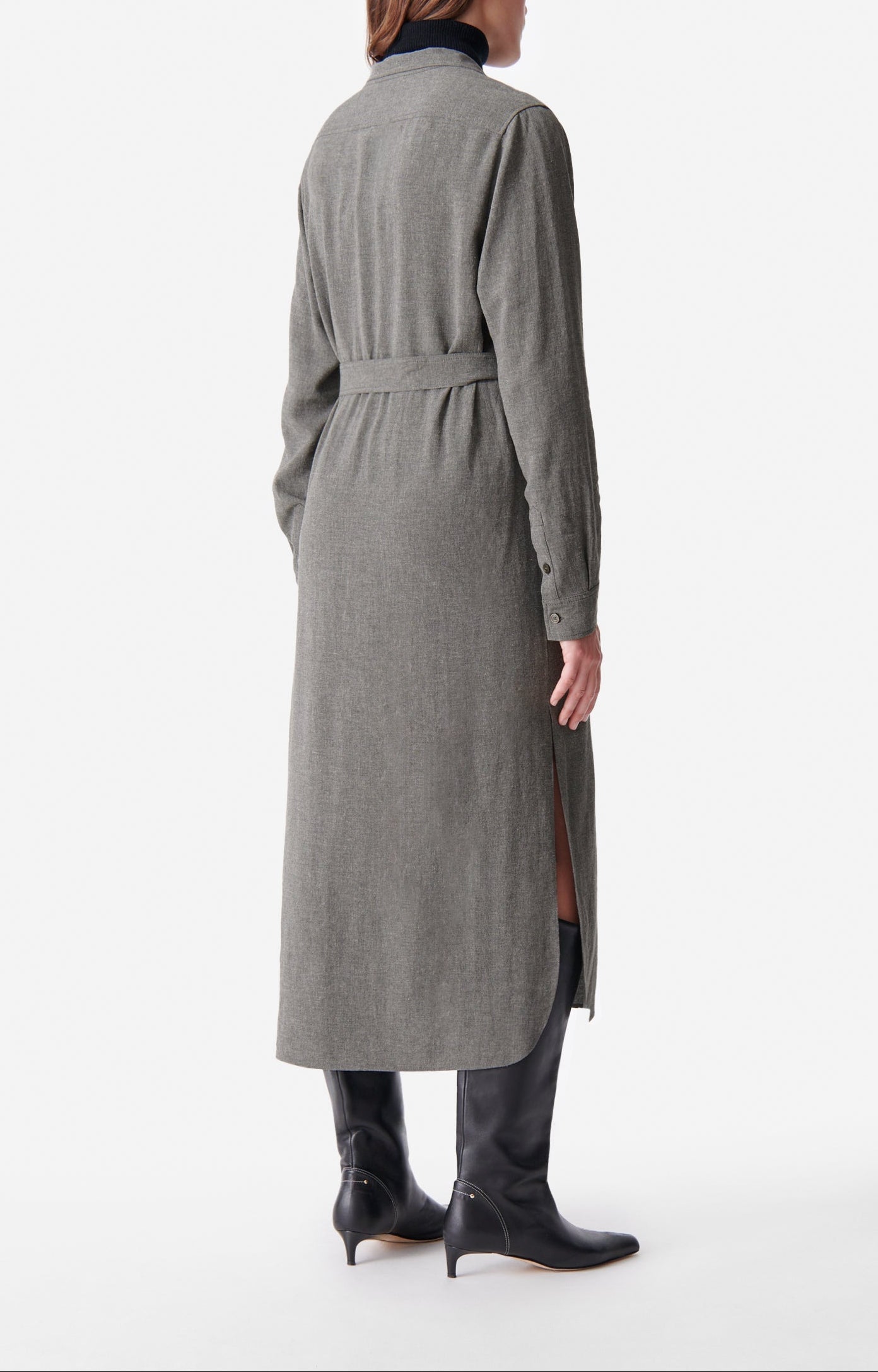 Vanessa Bruno - Vestido Doll - Gris Claro